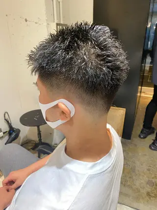 ショート バレイヤージュ職人 🔥代表YU-SHIのヘアスタイル