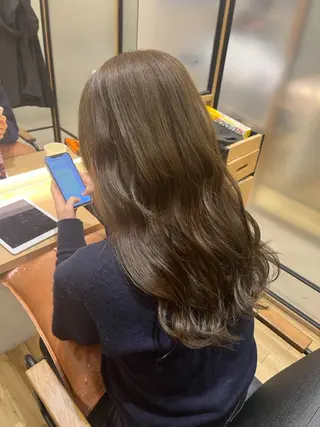 ロング カラー 渡部 悠人のヘアスタイル