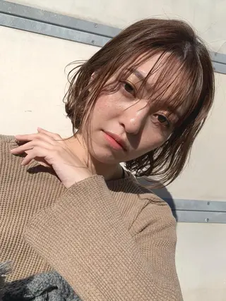 ミディアム ショート/ボブ特化 相良 真子のヘアスタイル