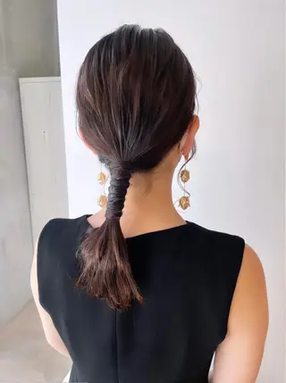 ヘアアレンジ 銀座／レイヤーカット 🤍内野すみれのヘアスタイル