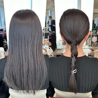 セミロング ヘアアレンジ 髙木美緒🌿 レイヤー/アレンジのヘアスタイル