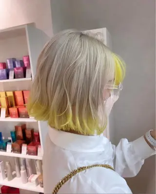 ショート カラー 加藤 利基のヘアスタイル