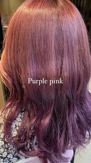 ミディアム カラー ヘアアレンジ アンククロス渋谷【ANKH CROSS】所属・韓国ヘア┊︎レイヤー ┊︎haruka🌙のヘアスタイル