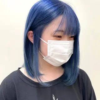 ミディアム カラー パーマ/カット /まなきのヘアスタイル