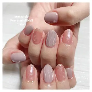 ミディアム ネイル 👑enen style👑のネイルデザイン