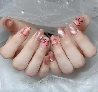 ネイル 🎀PG🩵 ネイルサロンのネイルデザイン