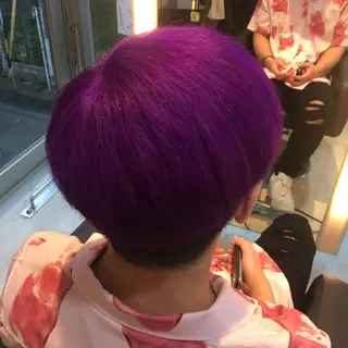 ショート カラー メンズ Minori【ミノリ】所属・井手 孔介のヘアスタイル