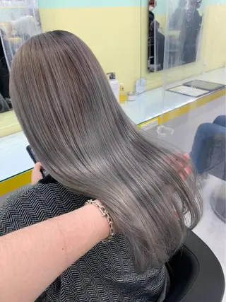 ロング カラー パーマ ヘアアレンジ メンズ キッズ ネイル マツエク・マツパ アイブロウ SKILL ikebukuro所属・✂️メンズカット ひろき✂️のヘアスタイル