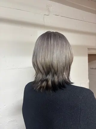 ミディアム カラー 🩵似合わせカット SEIRA🩵のヘアスタイル