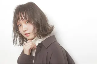 ミディアム SALOWIN神戸三宮所属・ショート・ボブ専門 Hiroのヘアスタイル