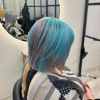 ミディアム カラー Ren. 🦋デザインカラーのヘアスタイル