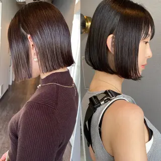 ショート カラー 似合わせカラーパーマ 🌿kitin米川のヘアスタイル