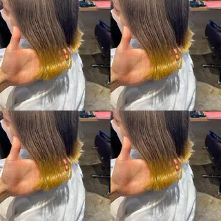 ミディアム カラー レイヤー×髪質改善 マネージャー安藤光司のヘアスタイル