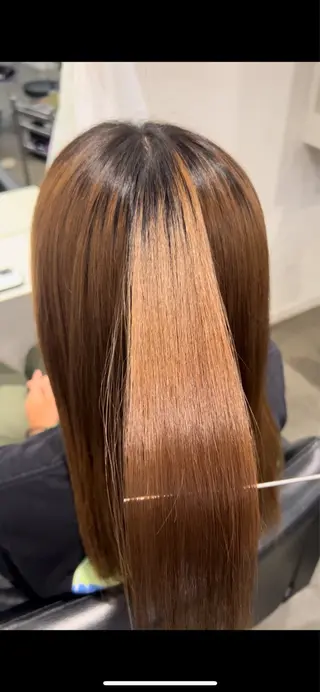 ミディアム 春山 翔和のヘアスタイル