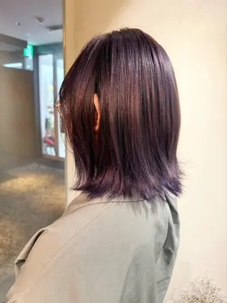 ミディアム 🌻花屋併設🌻濱 幸帆のヘアスタイル