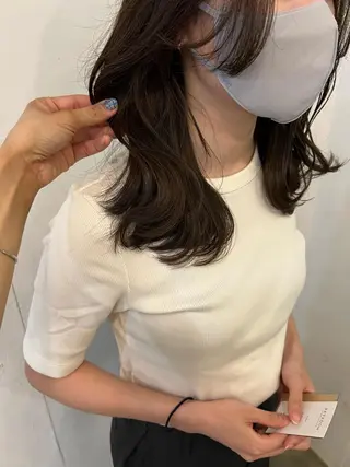 ミディアム 🍃透明感スタイル ｙｕ-ｋａ🍃のヘアスタイル