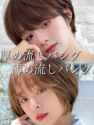 ショート ショートヘア くすみカラー、大場猛のヘアスタイル