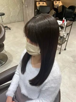 ロング 吉川沙知 /ナチュラルカラーのヘアスタイル