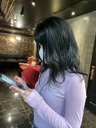 セミロング カラー ヘアアレンジ 似合わせカラー / レイヤーMADOKAのヘアスタイル