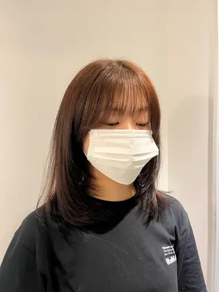 ミディアム カラー/レイヤー /カット泉谷七登のヘアスタイル