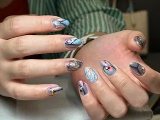ネイル Eveネイル チップスカルプ専門店のネイルデザイン