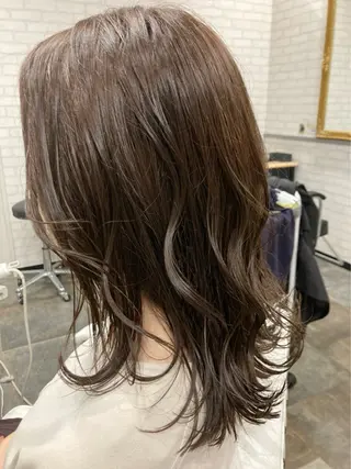 ミディアム The Apartment of Solon Citta 船橋609所属・髪質改善/縮毛矯正/ 美髪/個室/ハラのヘアスタイル