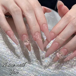 ネイル 長いだし/スカルプ/ パラシェルN.oneのネイルデザイン