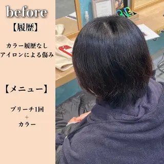 ショート カラー La fith liebe 京都駅前店所属・🌈ブリーチ特化🌈 MINATOのヘアスタイル