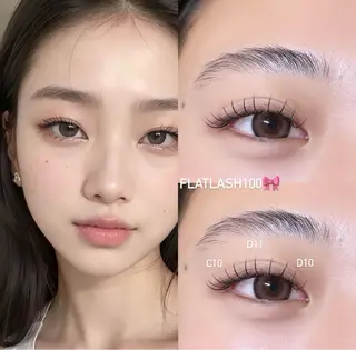 マツエク・マツパ zina ミオのマツエク・マツパデザイン