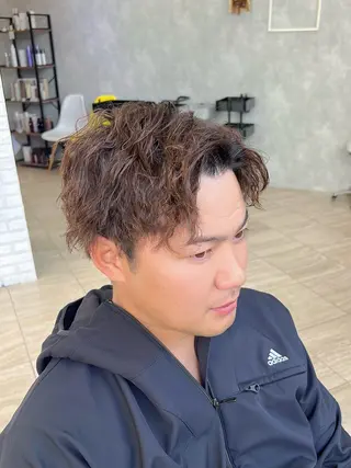 パーマ メンズ men's&ladys J'sGrace【メンズアンドレディース ジェイズグレイス】所属・🌻J'sGrace /JUMA🌻のヘアスタイル