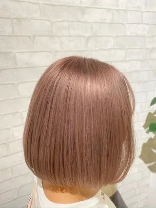 ショート カラー ベレーザ渋谷所属・🦋ハイトーン・髪質 改善🦋成嶋 朋希のヘアスタイル