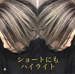 ショート カラー テトネ タカシのヘアスタイル