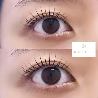 マツエク・マツパ Lashlift 👁️REBESTのマツエク・マツパデザイン