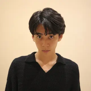 メンズ 韓国ヘア/髪質改善/ レイヤー/ブラウンのヘアスタイル