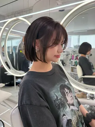 ショート ハイトーンボブ Mizuki.のヘアスタイル