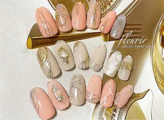 ネイル フルリール 【プライベートサロンのネイルデザイン