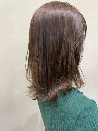 ミディアム cyan sayaのヘアスタイル
