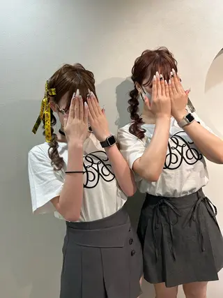 ロング ヘアアレンジ times salon所属・ボウ🪞ヘアセット /マツパ/眉毛のヘアスタイル