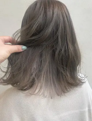 ミディアム カラー nakahara madokaのヘアスタイル