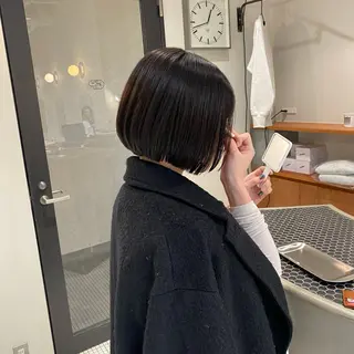 ショート 酸性縮毛矯正/ ホッタケイシのヘアスタイル