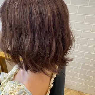 ミディアム カラー 艶カラー/韓国顔周り 🎀mamiのヘアスタイル