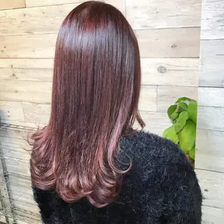 ロング カラー Rlino所属・ﾊｲﾗｲﾄ/ﾚｲﾔｰ ｶｯﾄ/大嶽謙のヘアスタイル