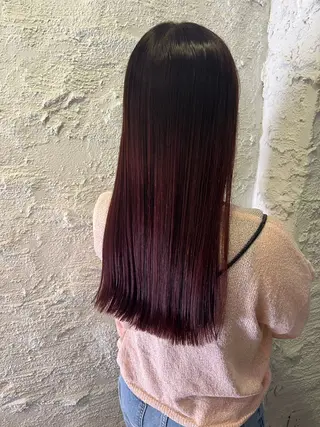 ロング カラー 【Ciyon.】 Momokoのヘアスタイル