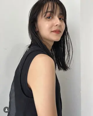 セミロング BoomBOX所属・HIBIKI/原宿 ハッシュカット🪄のヘアスタイル