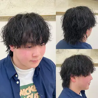 パーマ メンズ 年間2000名担当◎ パーマ職人/仲原佑樹のヘアスタイル