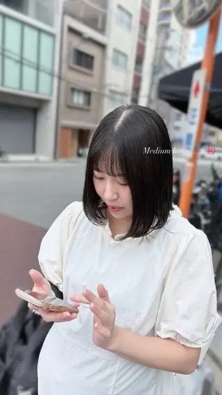 ミディアム °ʚ ふじくら なつみɞ°のヘアスタイル