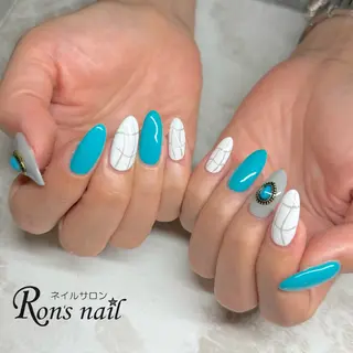 ネイル Ron's nail 笹岡のネイルデザイン