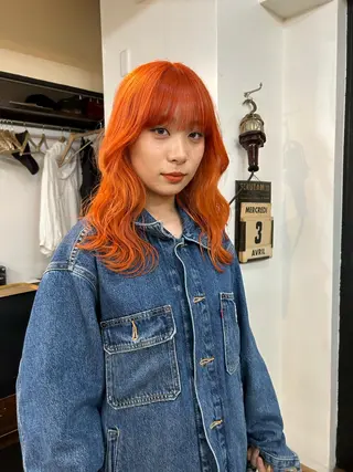 ロング カラー ハイトーンカラー ⭐️NAZUNAのヘアスタイル