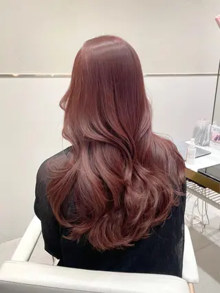 ロング カラー ヘアアレンジ Toiro所属・🤎小顔レイヤー /ベージュ🤎友香のヘアスタイル