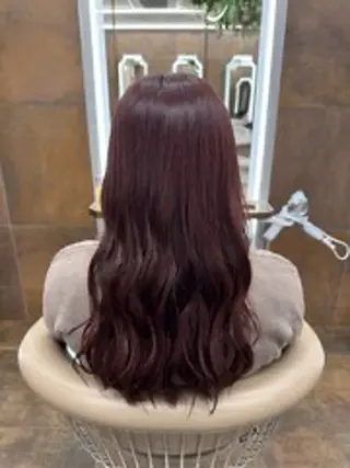 ロング カラー キムラ ココナのヘアスタイル